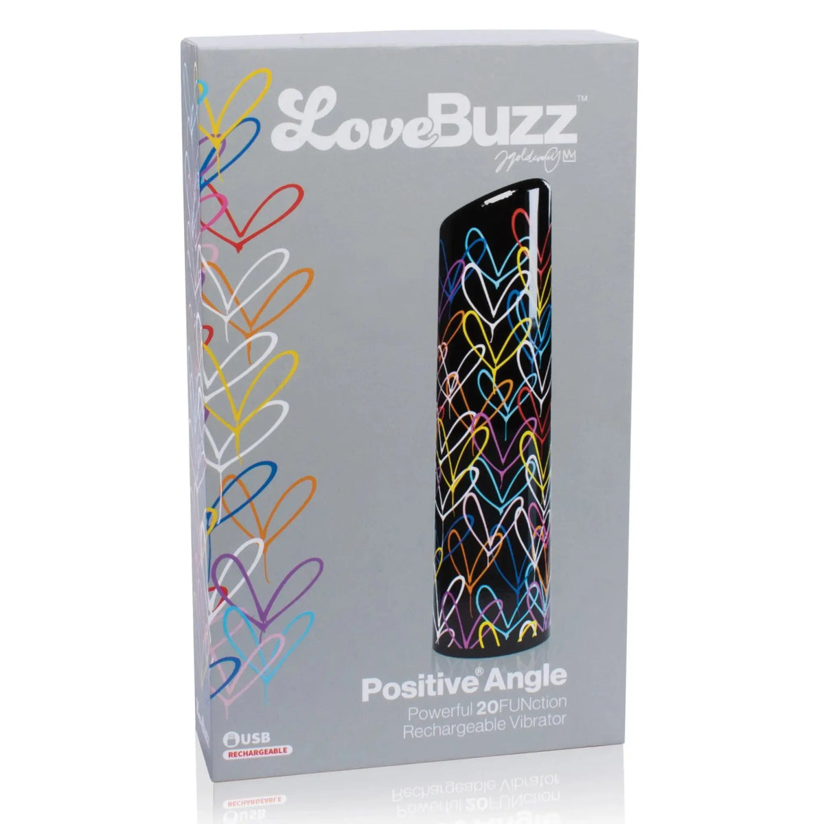 Screaming O® O LoveBuzz Positive Angle James Goldcrown Edition Vibrator Multicolor