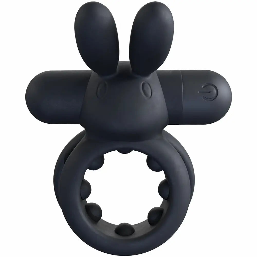 Screaming O® Rechargeable Ohare Rabbit Vibrating C-Ring Black