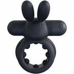 Screaming O® Rechargeable Ohare Rabbit Vibrating C-Ring Black