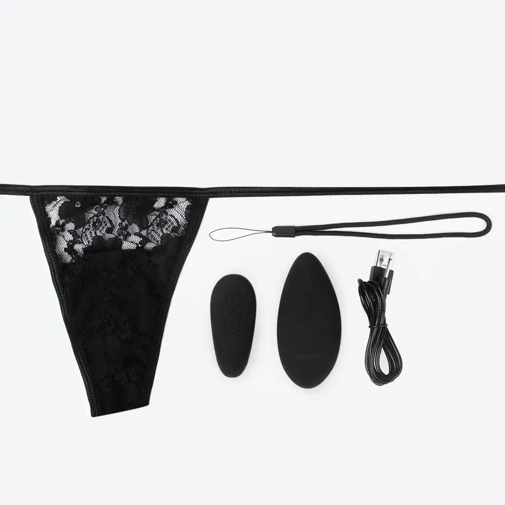 Screaming O® My Secret Premium Ergonomic Remote Panty Set - Black - Vibrator