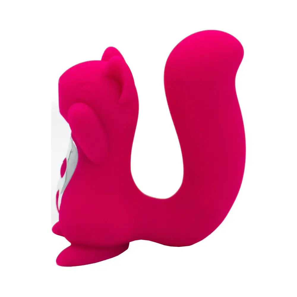 Screaming Squirrel Air Pulse & G - Spot Vibrator - Cerise