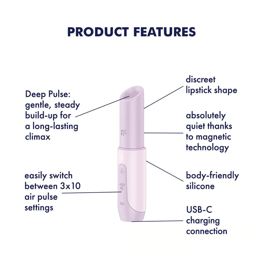 Secret Kiss Air Pulse Vibrator