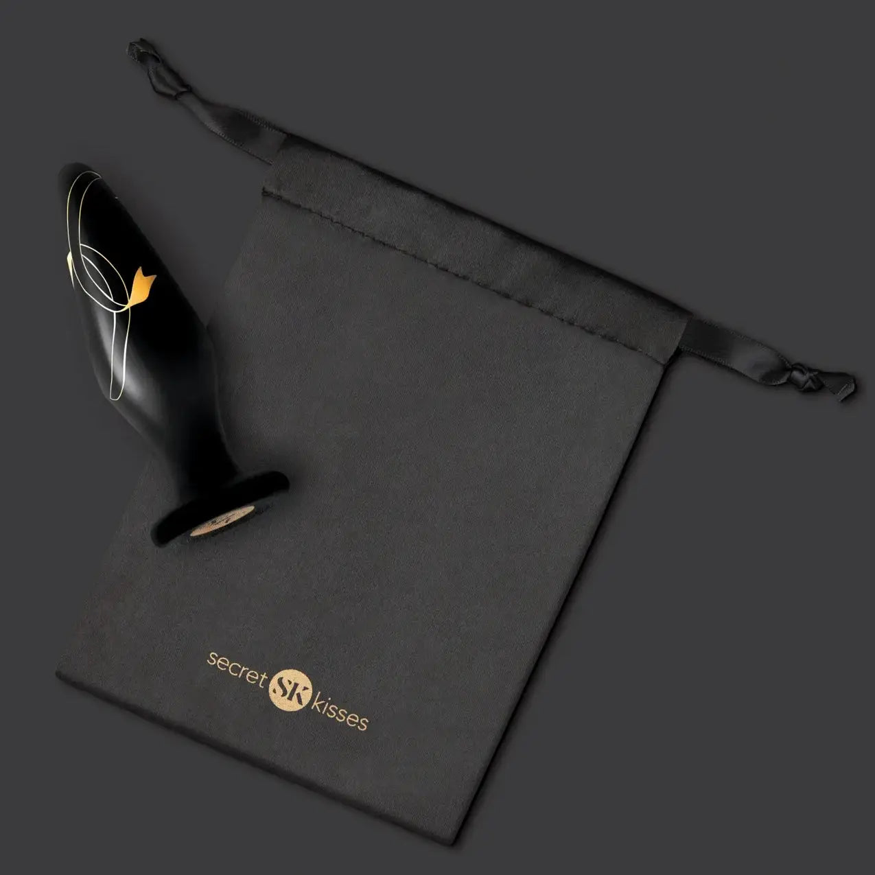 Secret Kisses Handblown Glass Plug - Butt