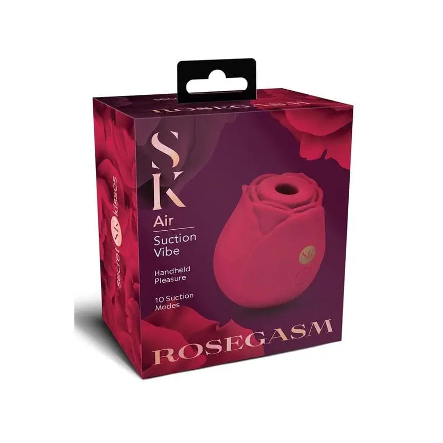 Secret Kisses Rosegasm Air Suction Vibrator - Rolik®