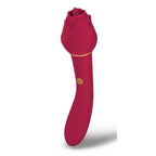 Secret Kisses Rosegasm Lingo Dual Ended Clitoral Vibrator - Red