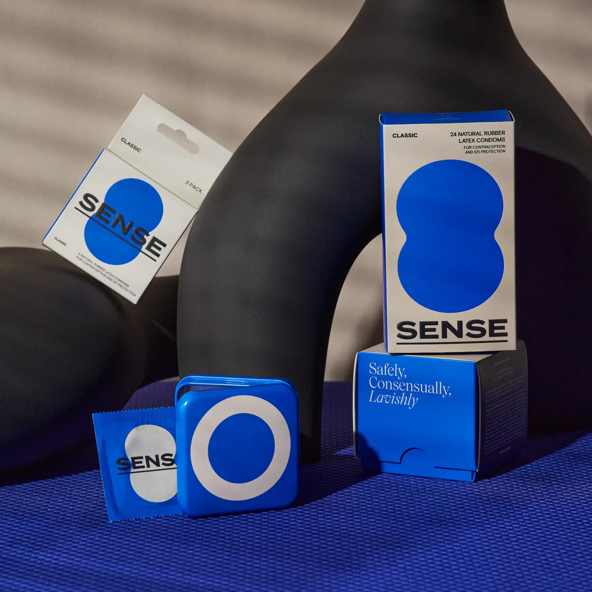 Sense Classic Latex Condoms for Natural Feel Protection – Rolik®