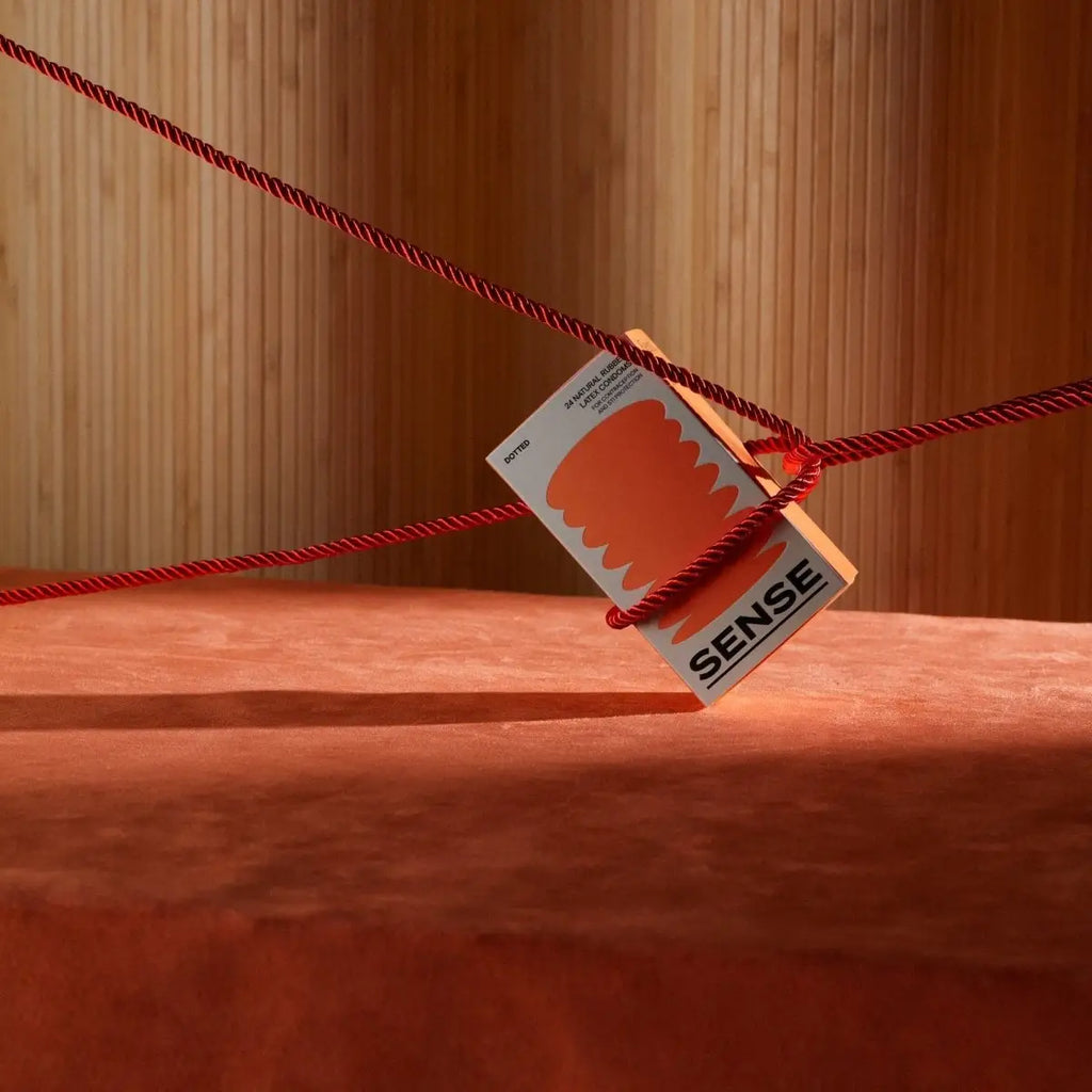 Sense Dotted Latex Condoms 24 - Pack - Rolik®