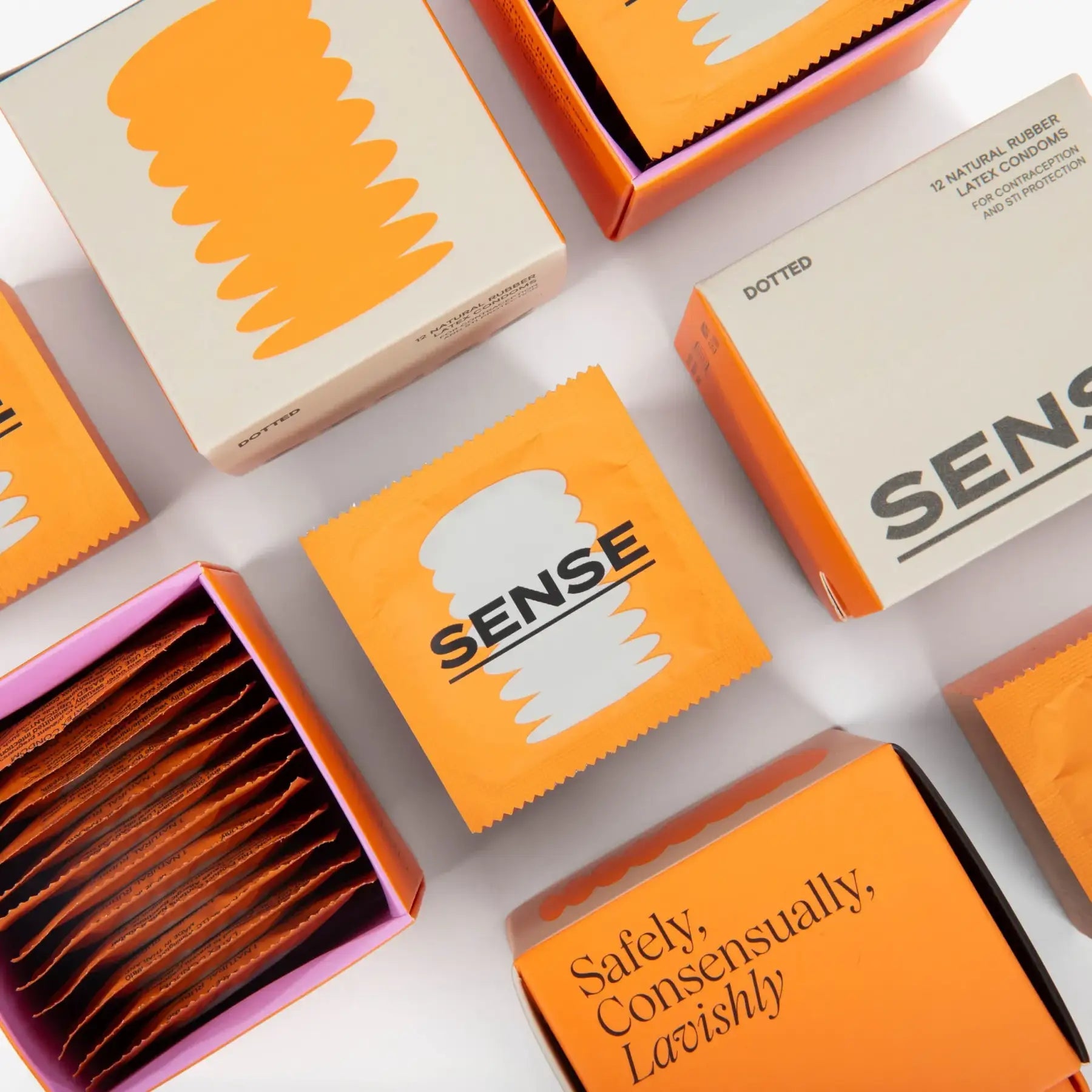 SENSE Dotted Latex Condoms