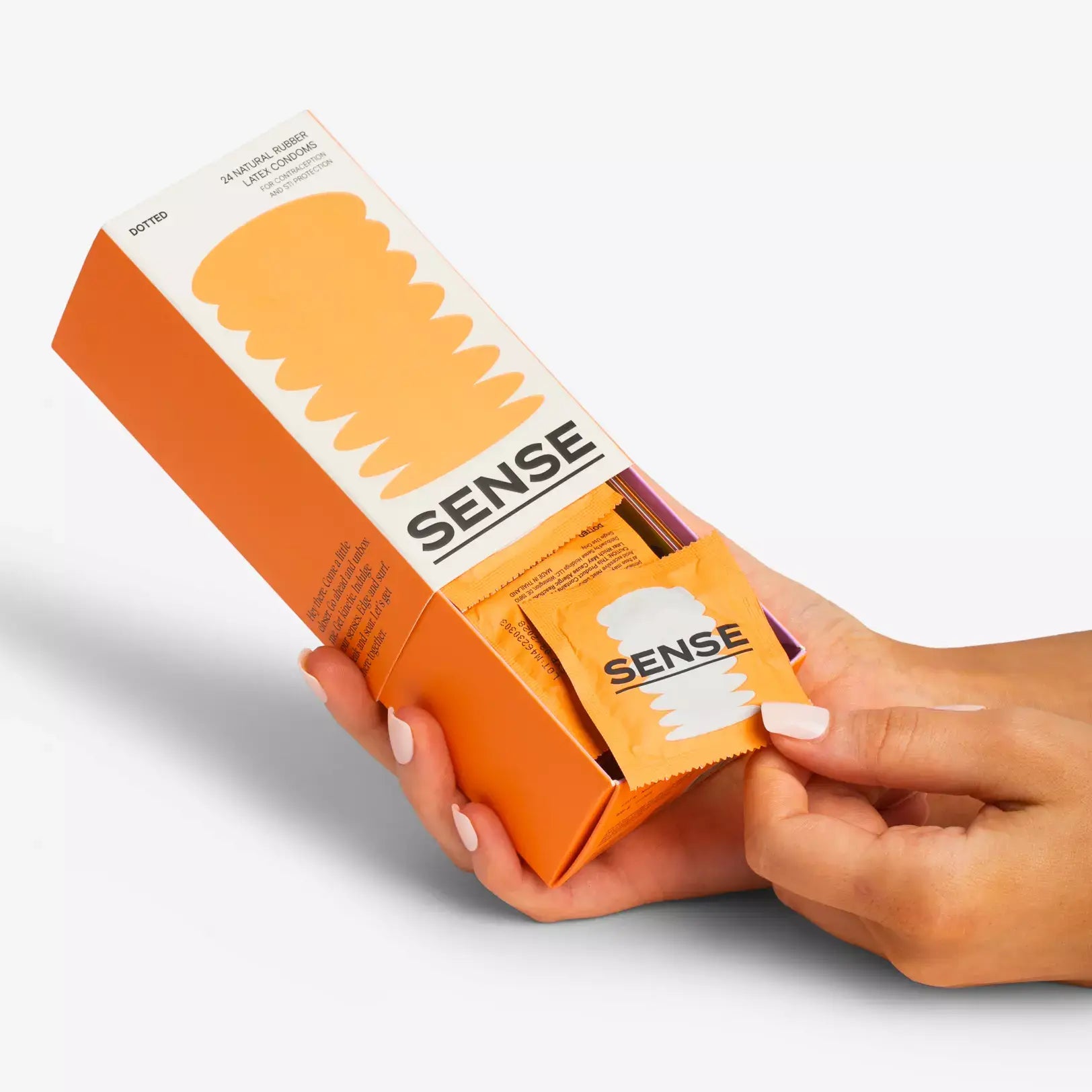 SENSE Dotted Latex Condoms 24