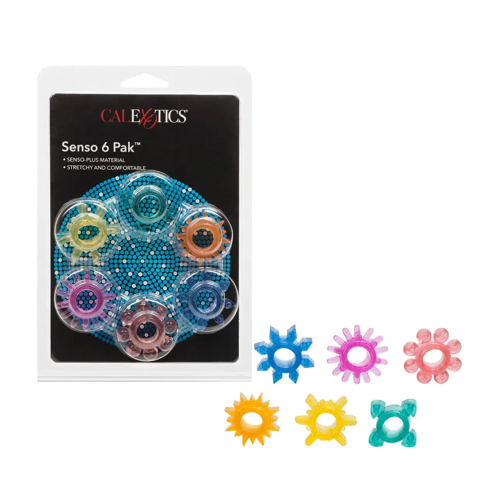 Rainbow Senso® C-Rings 6 Pak™