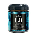 Luxury Massage Candle with Aphrodisiacs - Lit