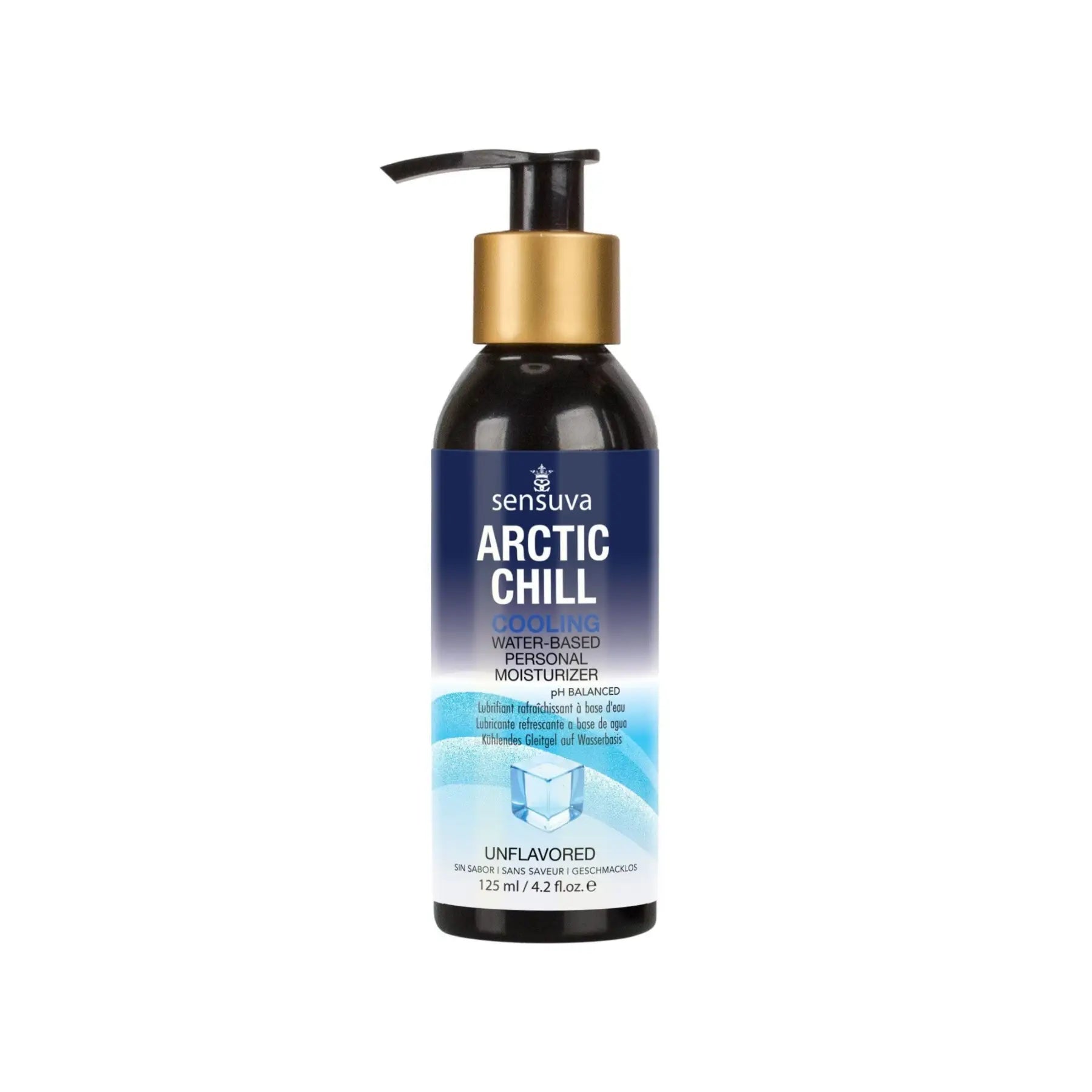 Sensuva Arctic Chill Cooling Water-Based Lubricant – 4.2 fl. oz.