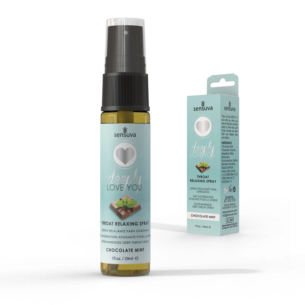 Sensuva Deeply Love You Throat Relaxing Spray - Flavored Oral Comfort Chocolate Mint