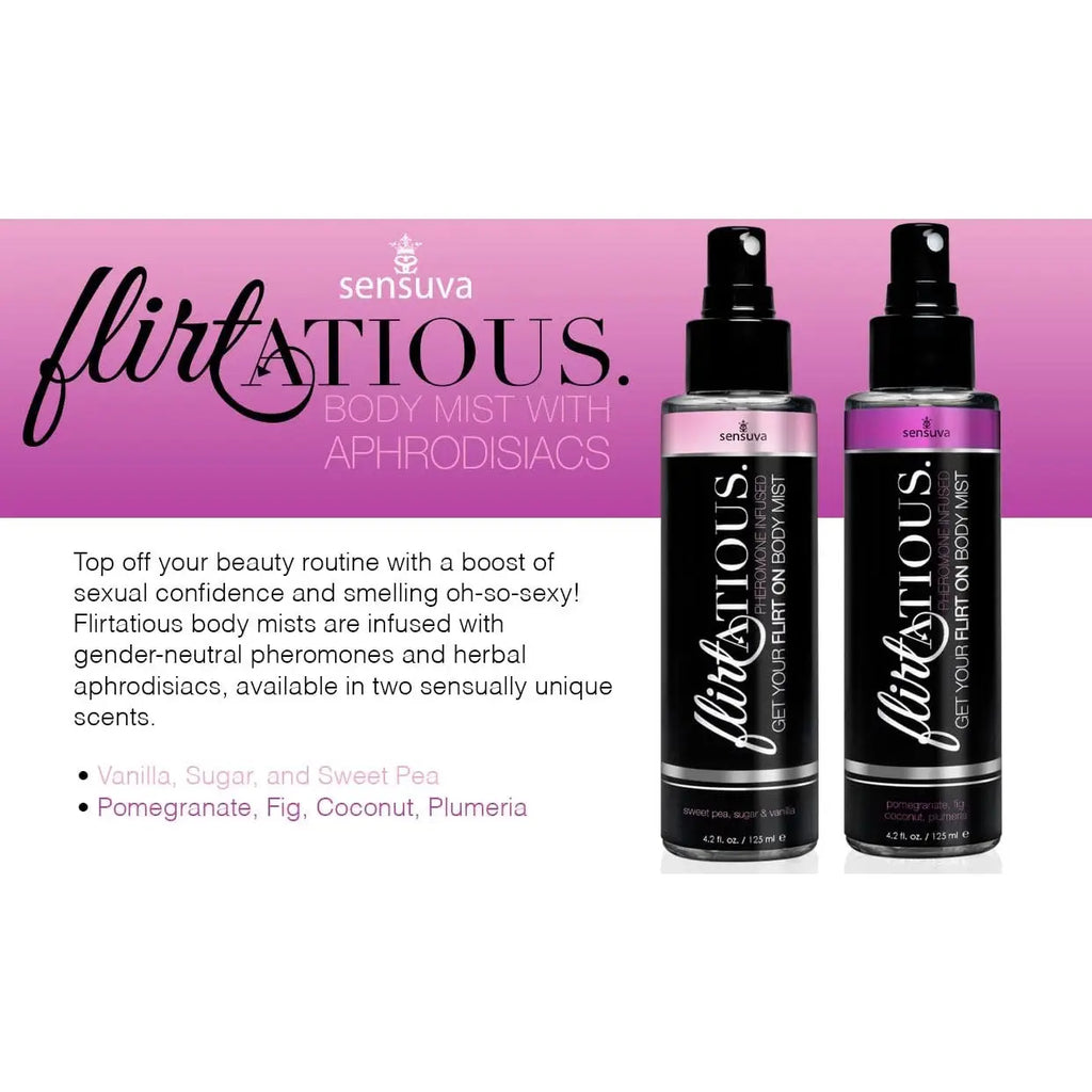 Sensuva Flirtatious Pheromone Body Mist - Confidence-Boosting Fragrance Spray