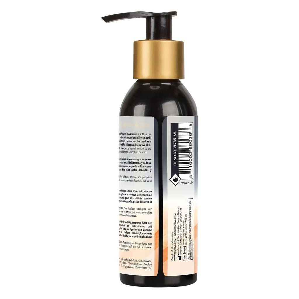 Sensuva Hybrid Orange Creamsicle Flavored Personal Lubricant - 4.23 oz
