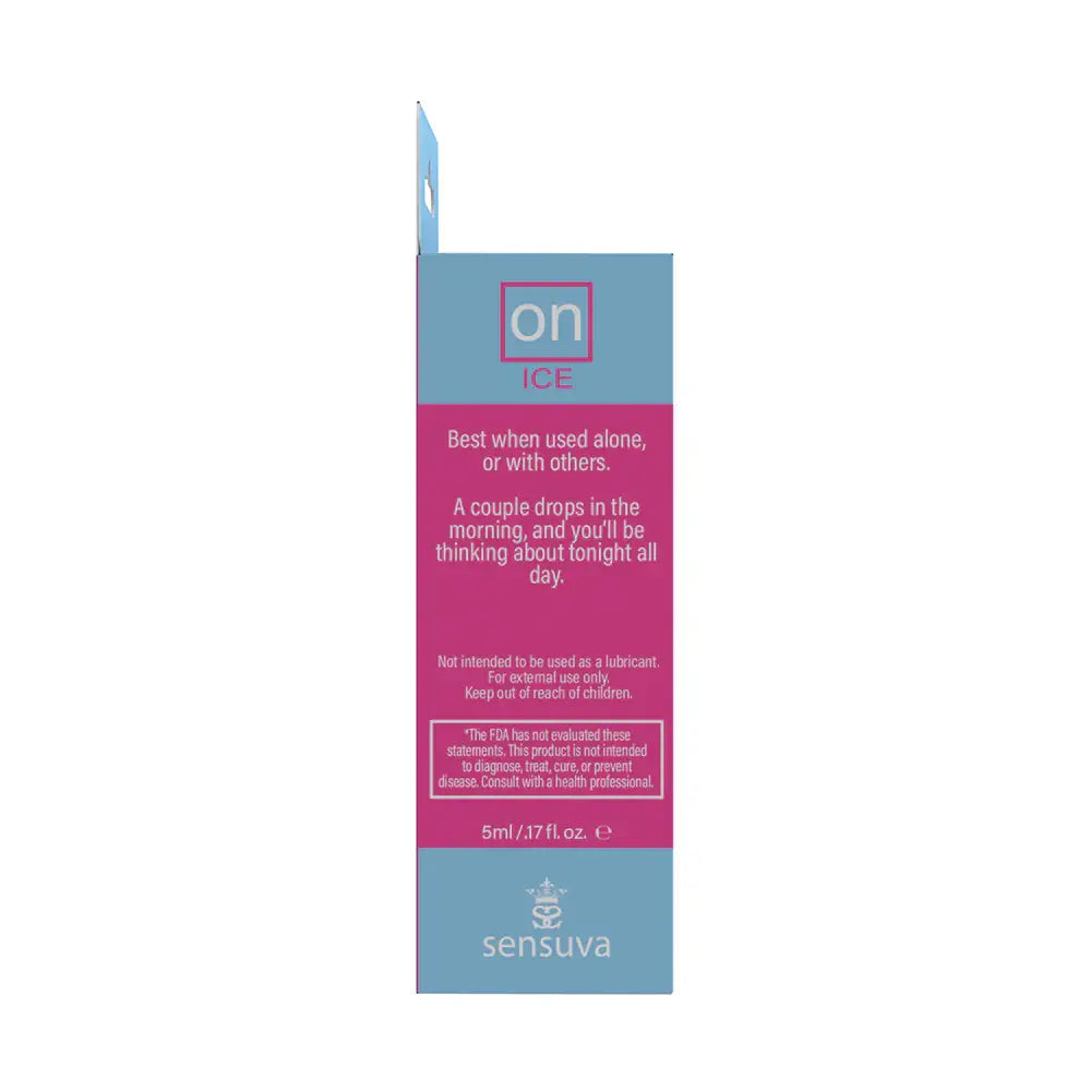 5mL / 0.17 fl. oz. ON Ice Buzzing & Cooling Arousal Oil