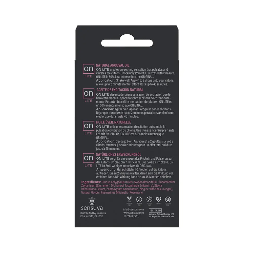 5mL / 0.17 fl. oz. ON Lite Arousal Oil