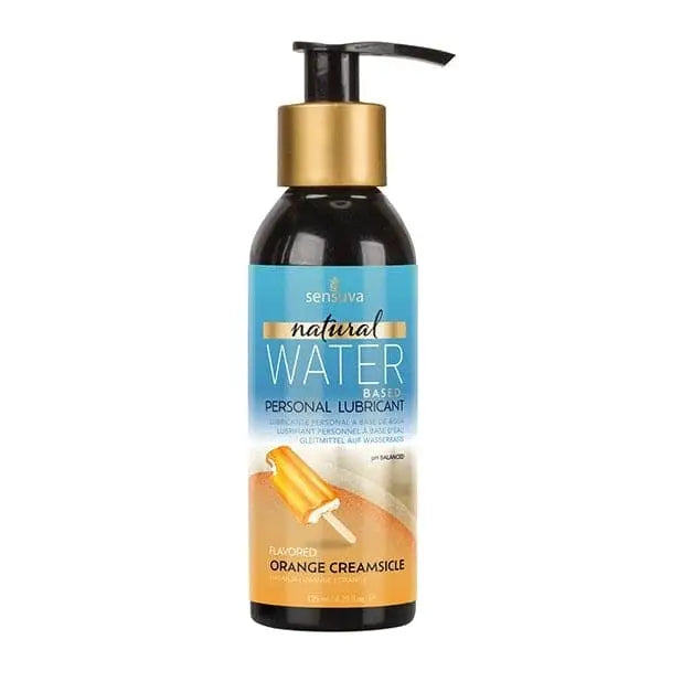 Sensuva Natural Water-Based Orange Creamsicle Flavored Personal Lubricant - Rolik®