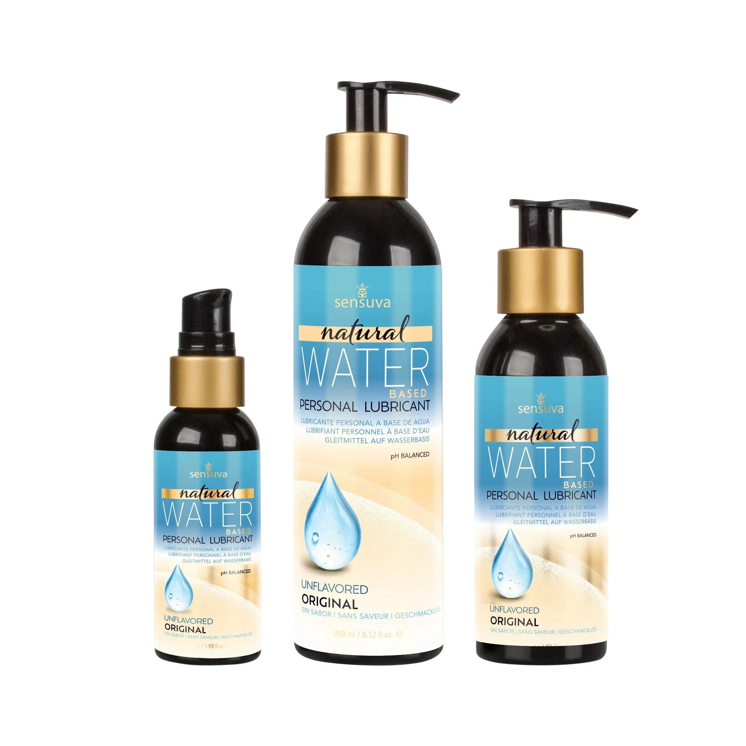 Natural Water Based Lubricant 8.12 fl. oz.