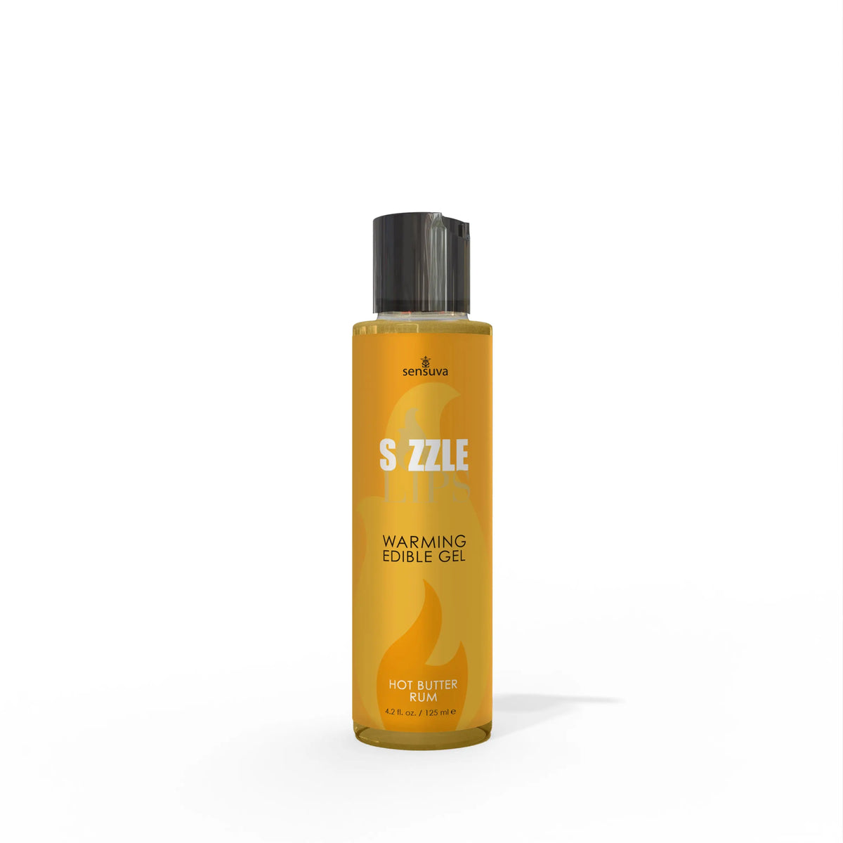 Sensuva Sizzle Lips Warming Edible Massage Gel Hot Butter Rum
