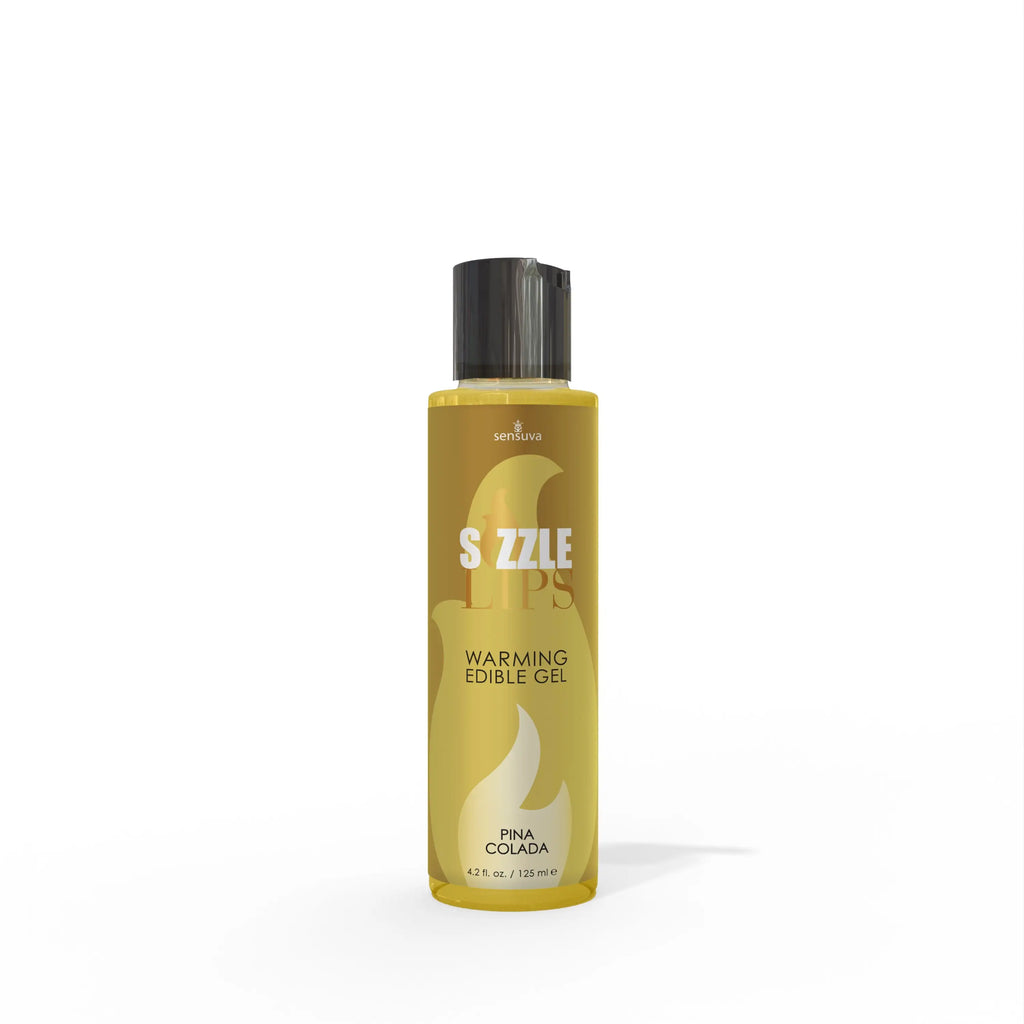 Sensuva Sizzle Lips Warming Edible Massage Gel Piña Colada