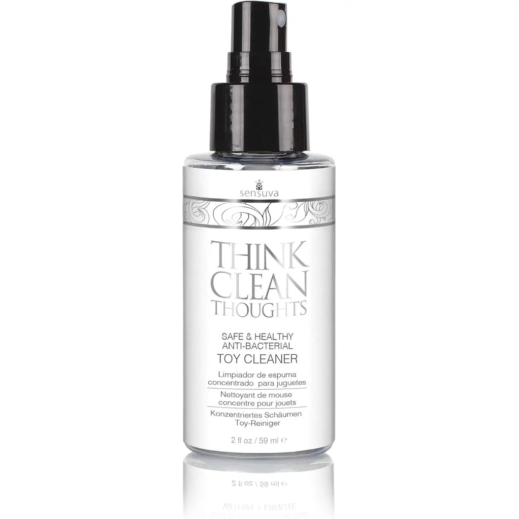 Sensuva Think Clean Thoughts Anti-Bacterial Toy Cleaner Spray 2 oz.