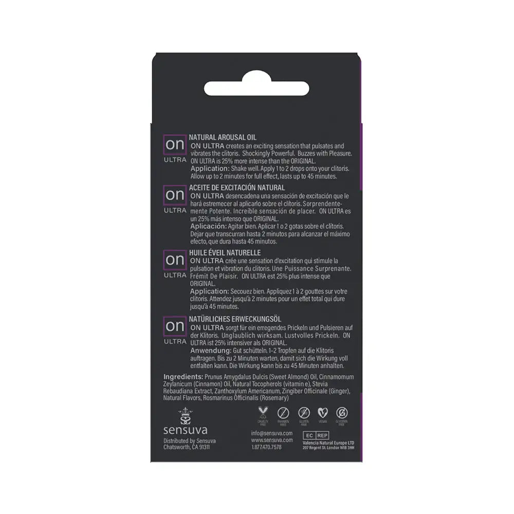 5mL / 0.17 fl. oz. ON Ultra Arousal Oil