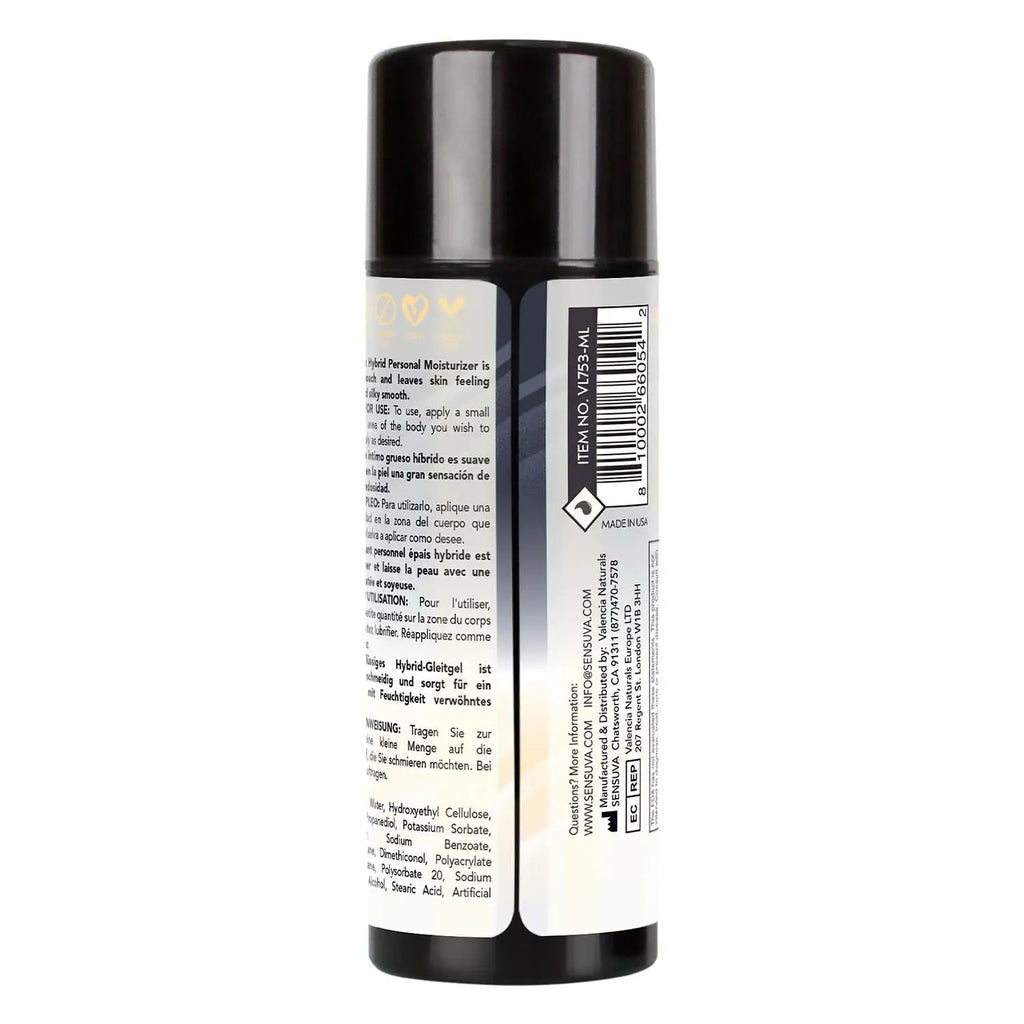 Sensuva Ultra-Thick Hybrid Formula Personal Lubricant Unscented