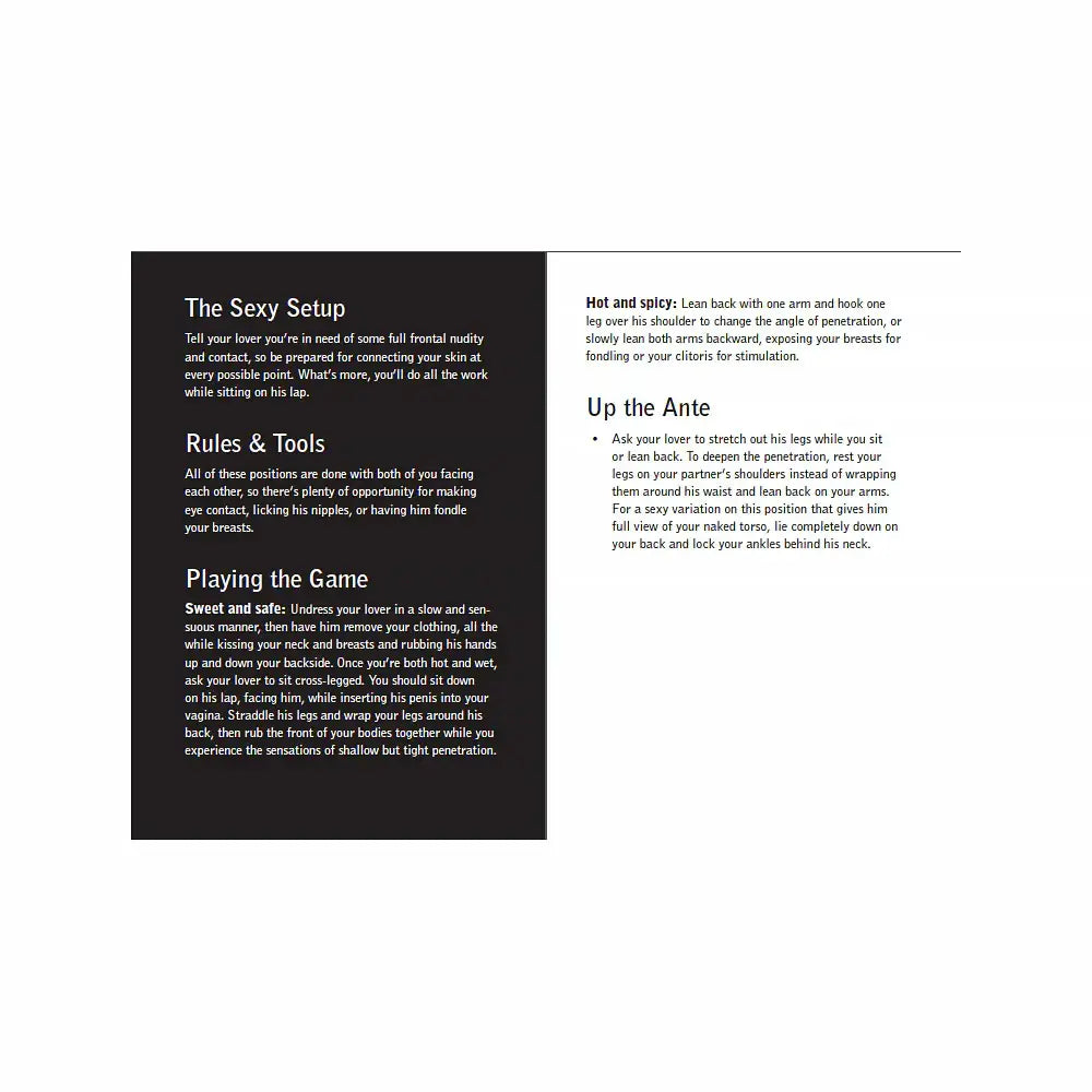 Sex Games Mini Book - Books