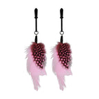 Sex Kitten Feather Nipple Clamps - Rolik®