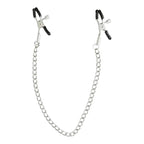 Sex & Mischief® Chained Nipple Clamps - Silver