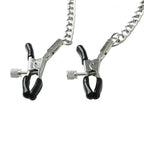 Sex & Mischief® Chained Nipple Clamps - Silver