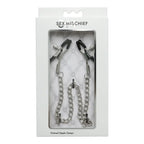 Sex & Mischief® Chained Nipple Clamps - Silver