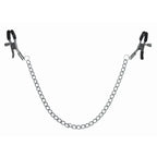 Sex & Mischief® Chained Nipple Clamps - Silver