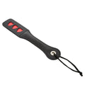 Sex & Mischief® Faux Leather Impression Paddle - Hearts / Black - Flogger