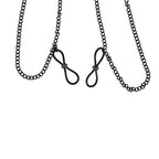 Sex & Mischief® Lace Collar with Nipple Ties - Clamps