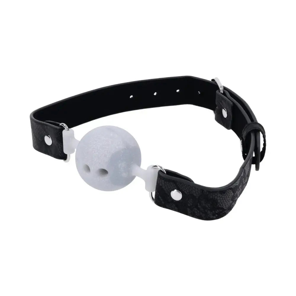 Sex & Mischief® Lace Silicone Breathable Ball Gag - Gags