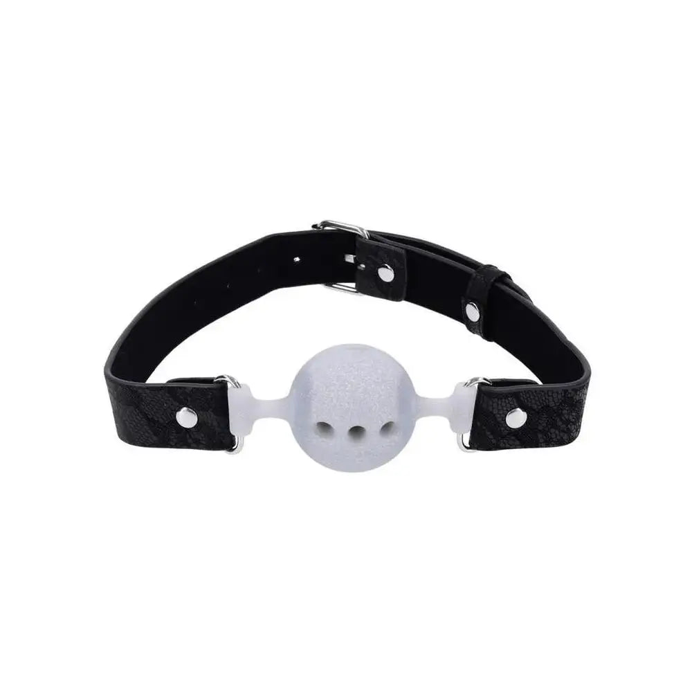 Sex & Mischief® Lace Silicone Breathable Ball Gag - Gags