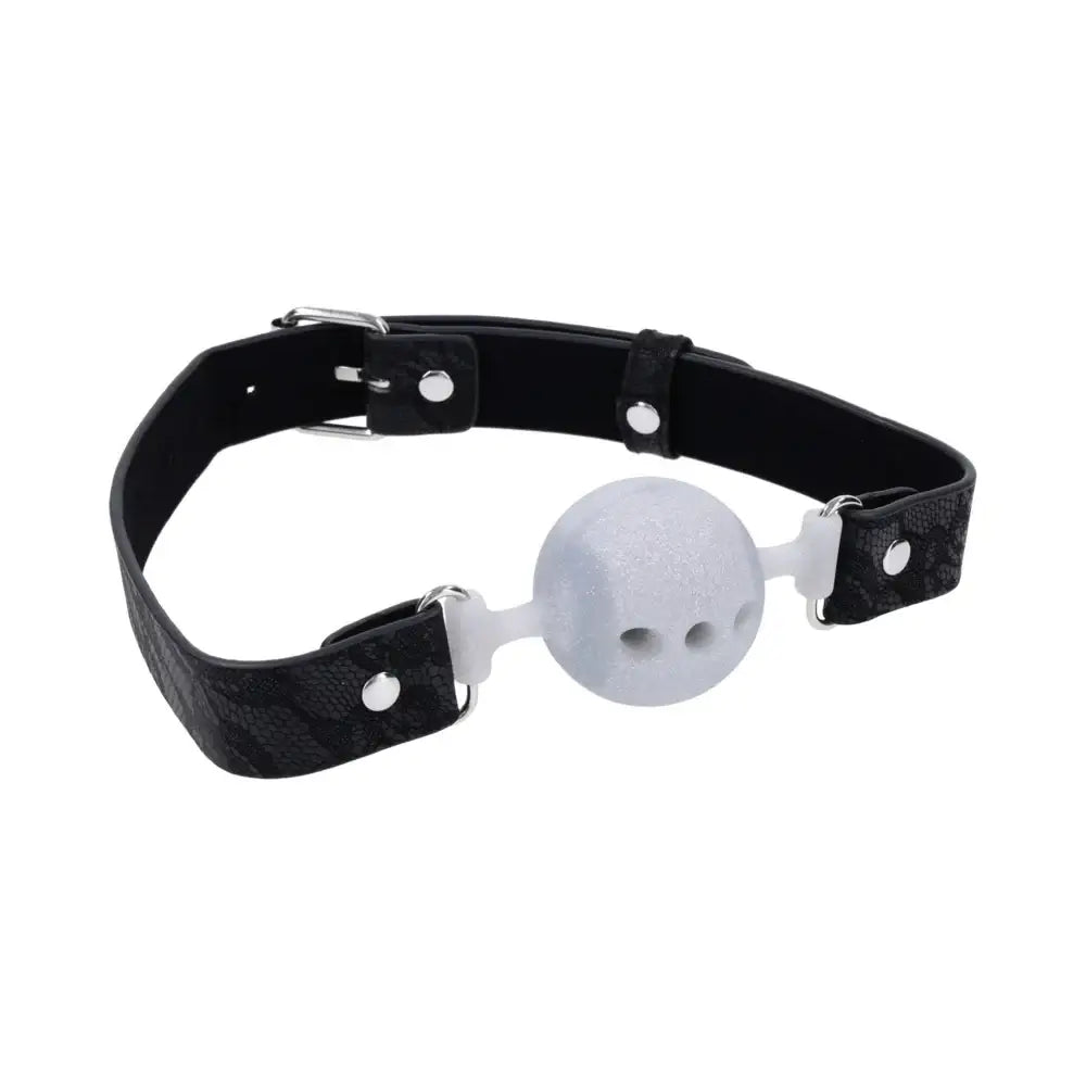 Sex & Mischief® Lace Silicone Breathable Ball Gag - Gags