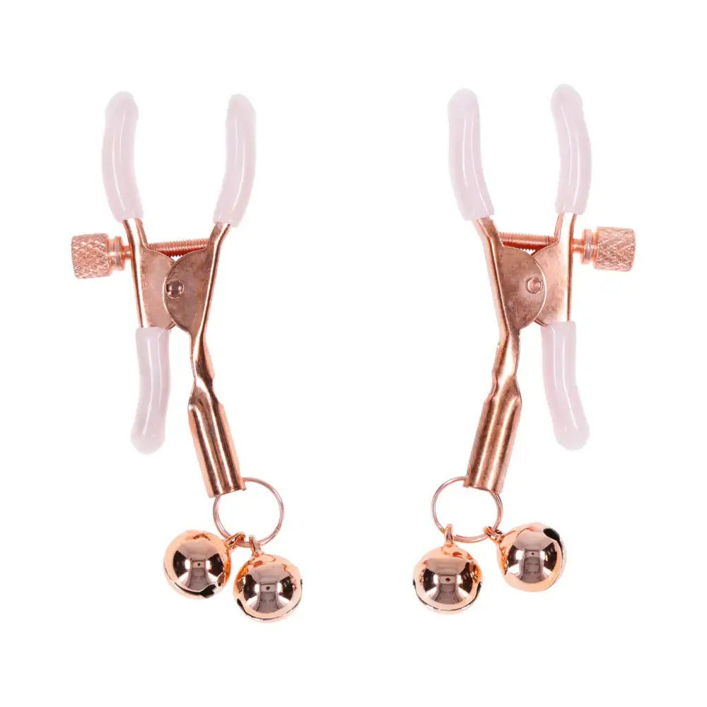 Sex & Mischief® Peaches ’n CreaMe Bell Nipple Clamps