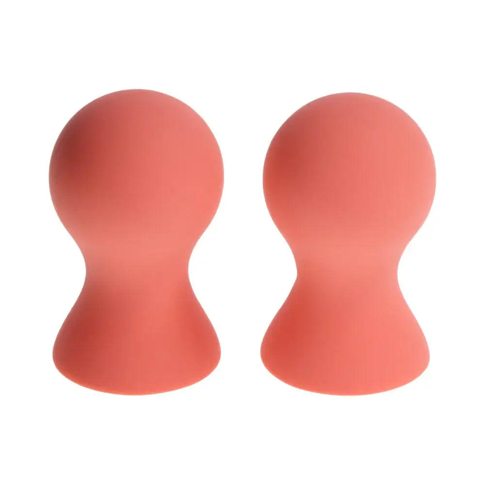 Sex & Mischief® Peaches ’n CreaMe Silicone Nipple Suckers Peach Clamps