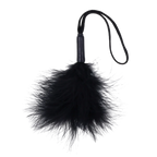 Sex & Mischief® Peaches ’n CreaMe Wrist Feather Tickler Black