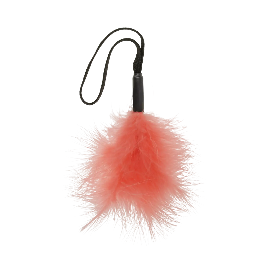 Sex & Mischief® Peaches ’n CreaMe Wrist Feather Tickler Peach