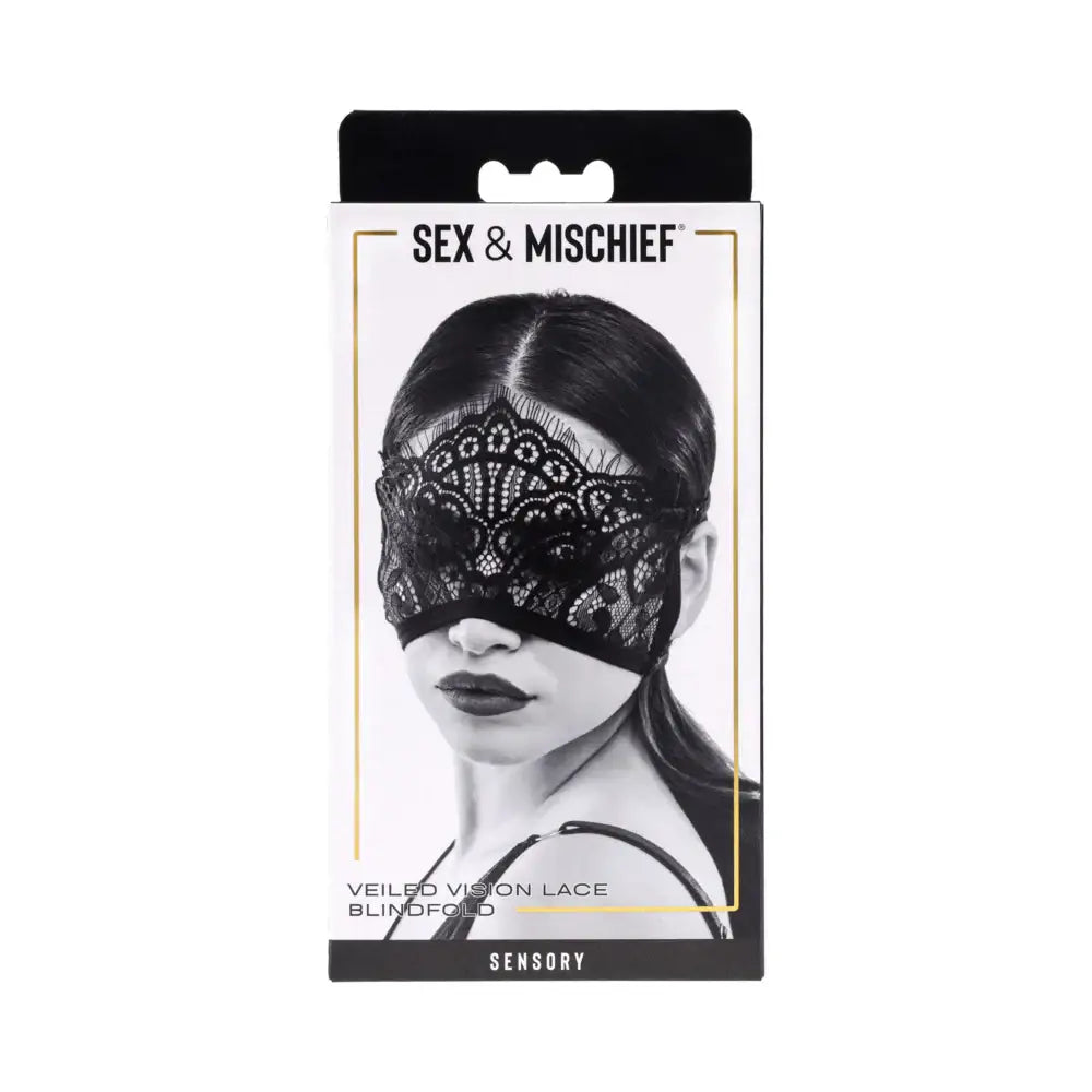 Sex & Mischief® Veiled Vision Lace Blindfold
