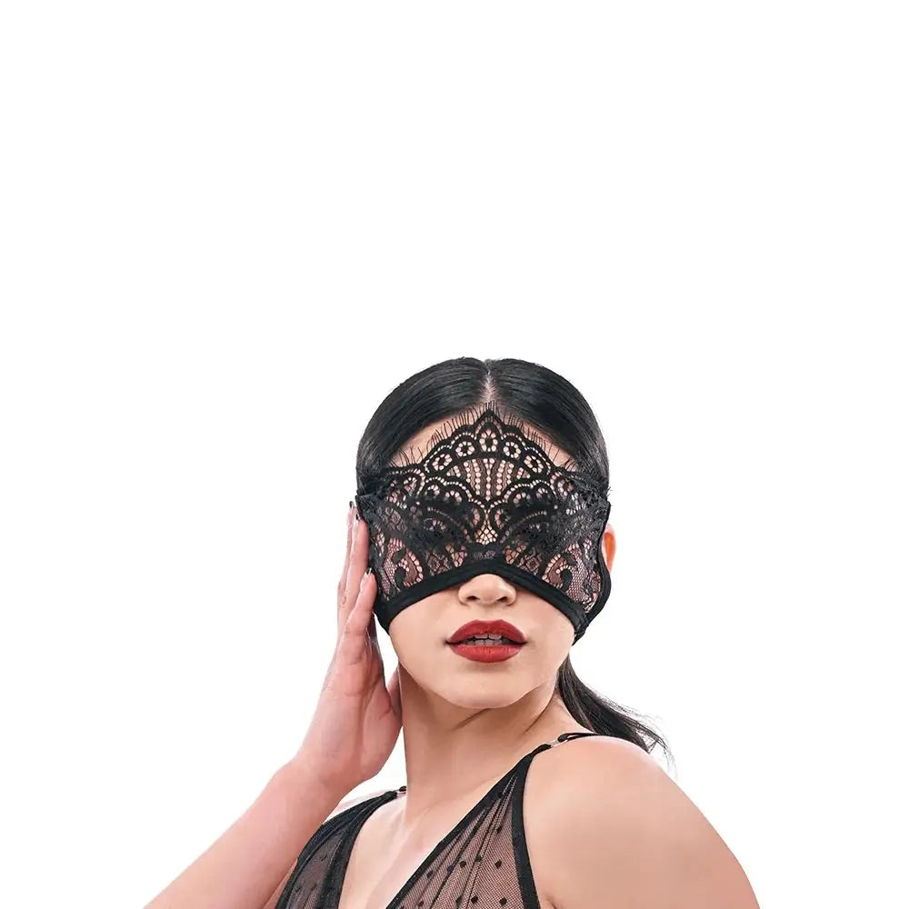 Sex & Mischief® Veiled Vision Lace Blindfold