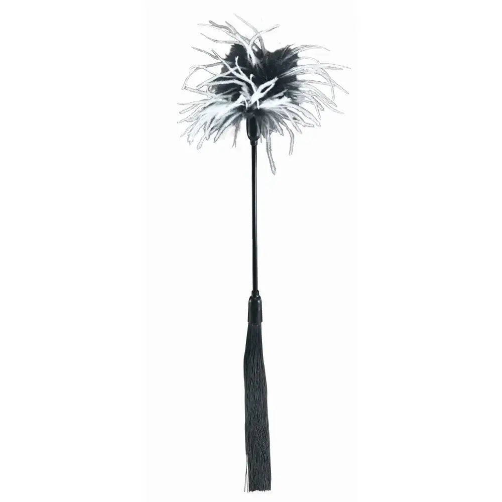 Sex & Mischief® Whip + Tickler - Black