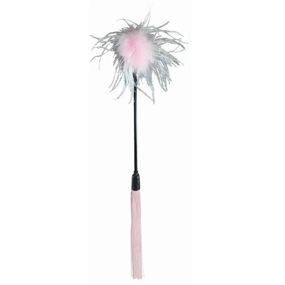 Sex & Mischief® Whip + Tickler - Pink