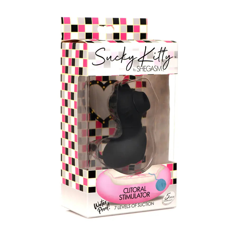Shegasm™ Sucky Kitty Silicone Clitoral Stimulator - Vibrator