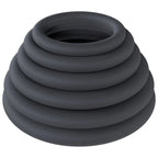 Shots LEVELZ Classic Silicone C-Ring Set of 6 Black