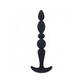 Shots LEVELZ Multi-Textured Silicone Flared Anal Probe Black